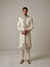 Ivory Embroidered Sherwani Set
