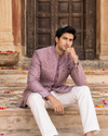 Men’s Premium Printed Bandhgala Jacket