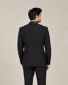 Black Beaded Tuxedo 5-Piece Suit Set for Men | House of SN