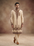 Ivory Embroidered Sherwani Set