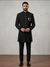 Classic Black Bandhgala Suit