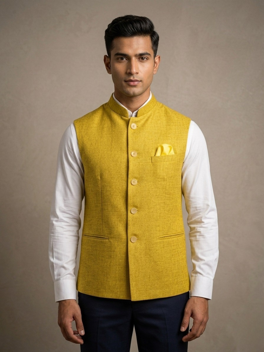 Mustard Yellow Modi Jacket