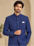 Navy Blue Bandhgala/Jodhpuri Suit Set