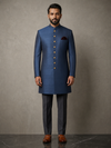 Royal Blue Bandhgala Suit