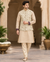Men Self-Design Kurta, Trouser Pyjama and Waistcoat/Nehru Jacket Ethnic Set