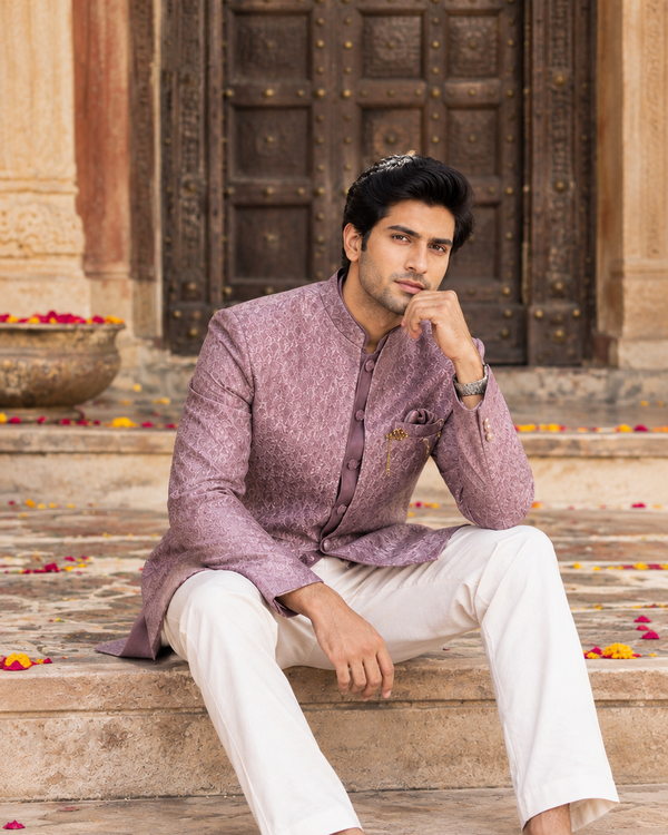 Men’s Premium Printed Bandhgala Jacket
